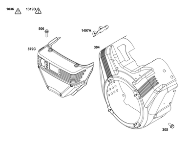 Part Location Diagram of 84003014 Briggs and Stratton Bracket, Fuel Module